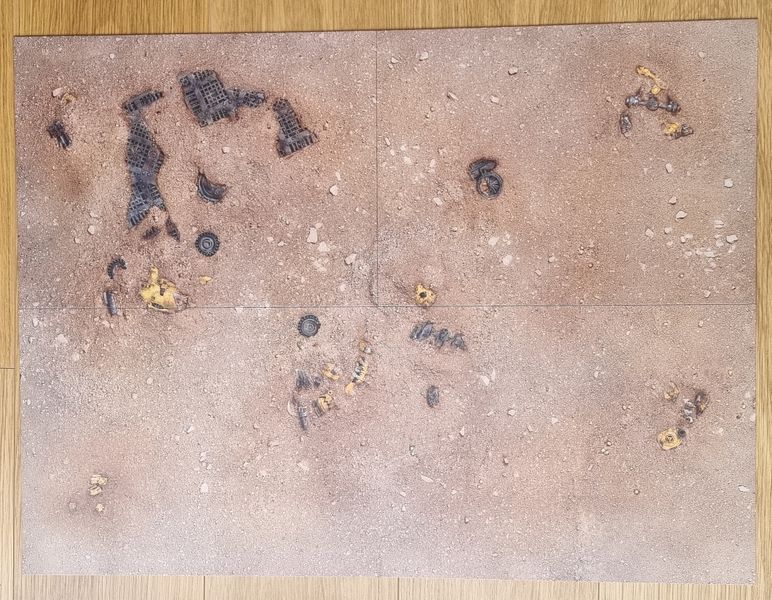 Double-sided game board from Kill Team Octarius