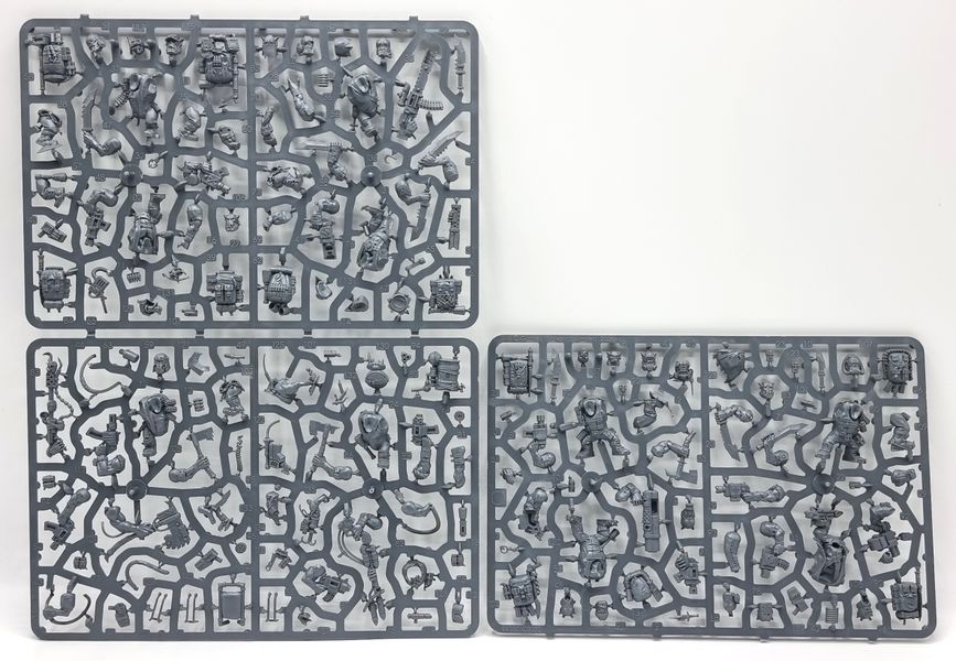 Ork Kommandos miniature sprues from Kill Team Octarius