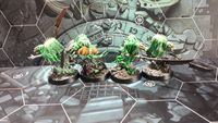 Painted Drepur Wraithcreepers warband
