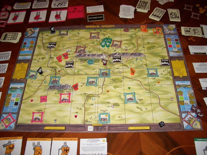 Warrior Knights board during a battle