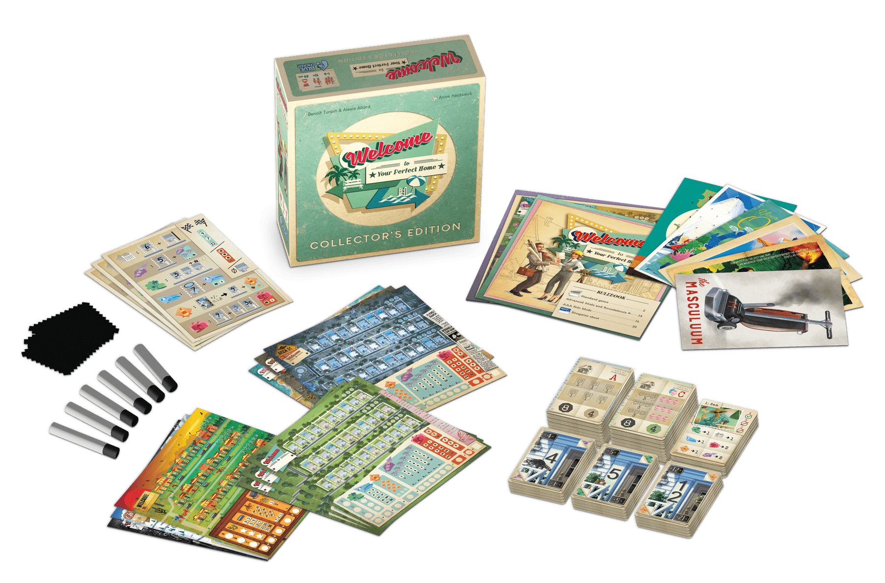 Welcome To Collector's Edition game components