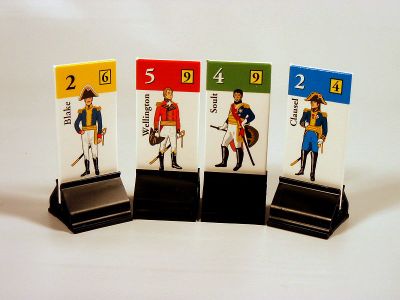 Wellington commander counters and army pieces