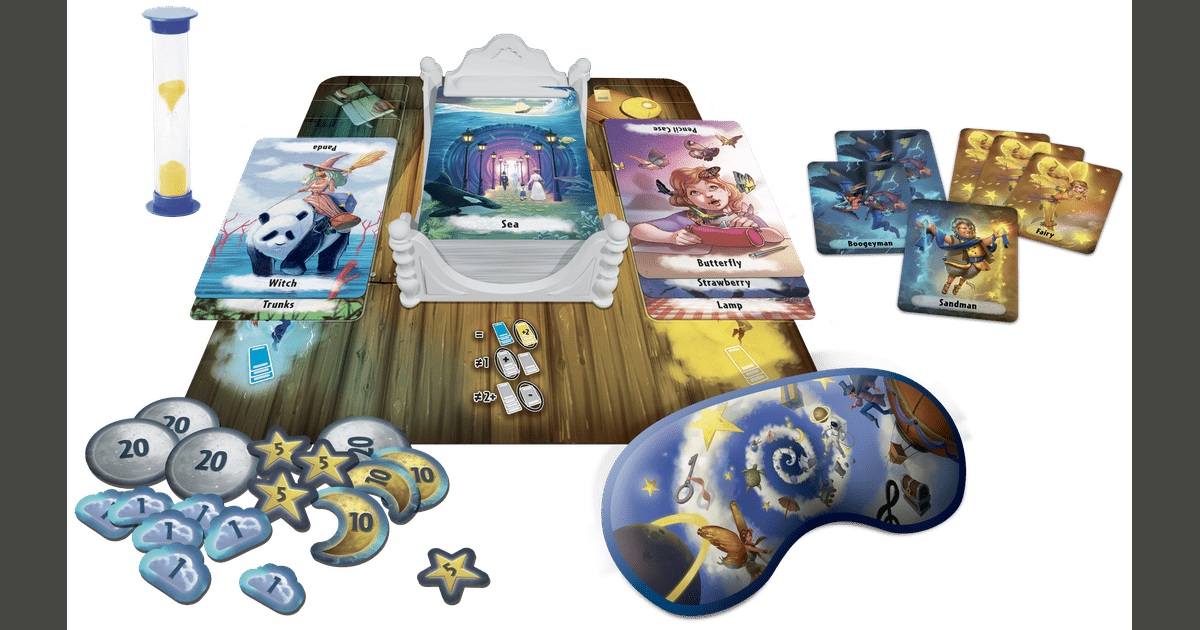 When I Dream board game components