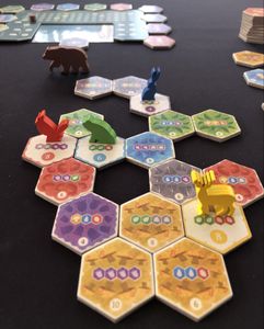 Whispering Woods solo game setup