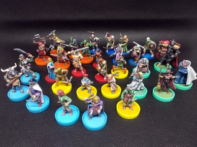 Painted Wildlands miniatures from all four factions