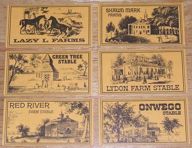 Win Place and Show stable cards