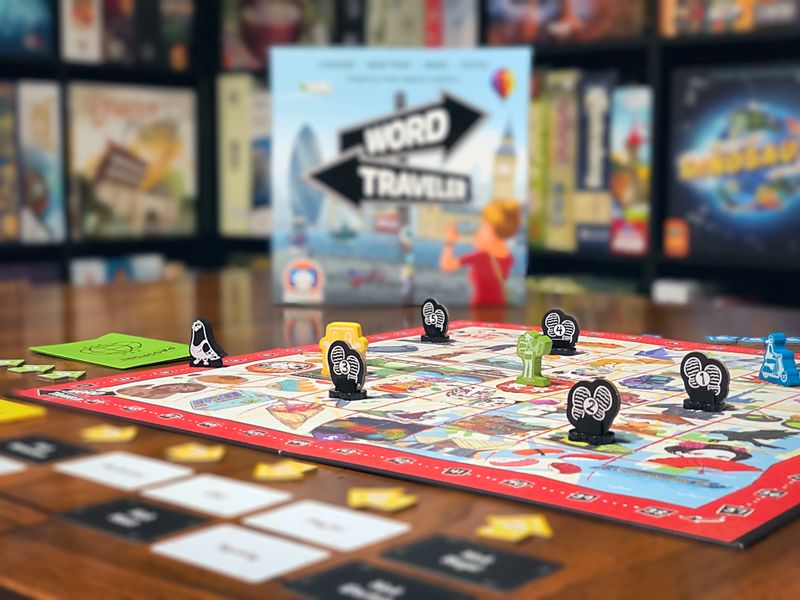 Word Traveler city board in play