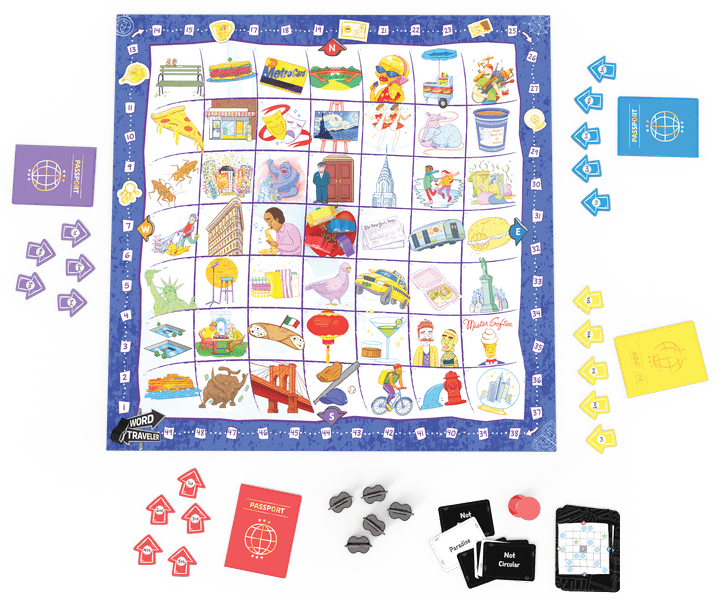 Word Traveler boards and components