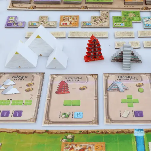 World Wonders player city with roads and buildings