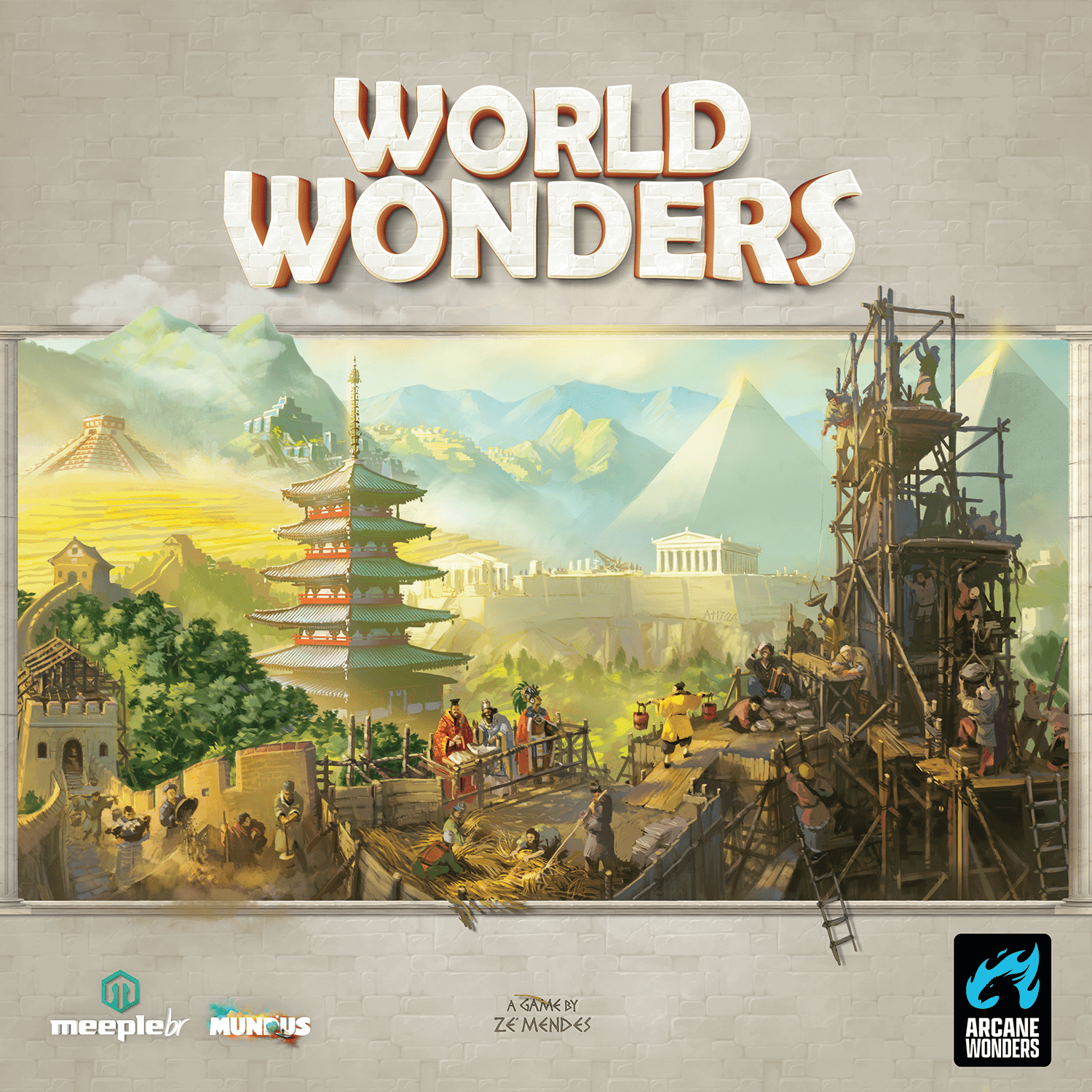 World Wonders illustrated cover art