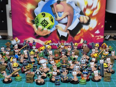 Components included in Worms The Board Game