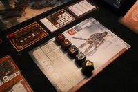 Wraith player board and action cards