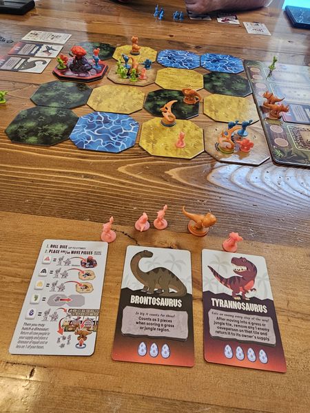 Wrath of Fire Mountain game in progress on a table