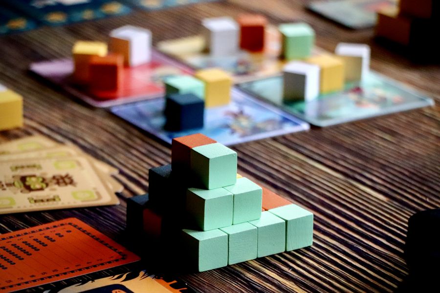 Yaxha board game components