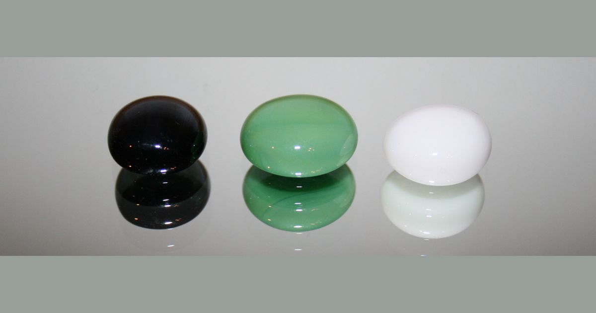 Zendo example structures marked yes and no