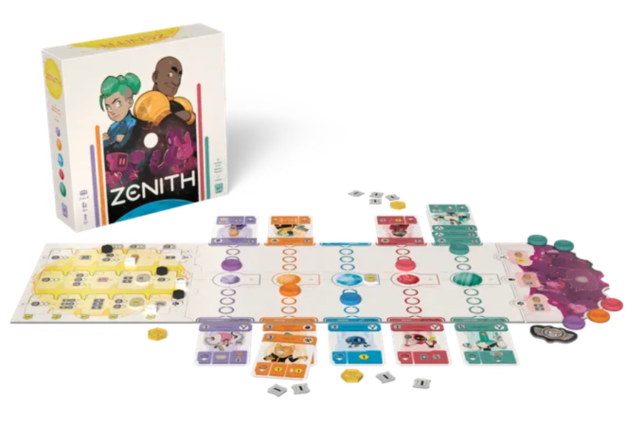 Zenith board game complete table setup