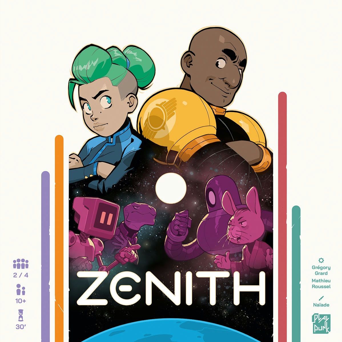 Zenith illustrated science fiction cover art