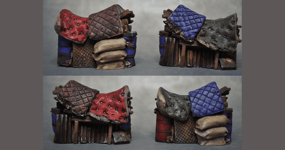 Zombicide Rue Morgue barricades and zombie miniatures in play