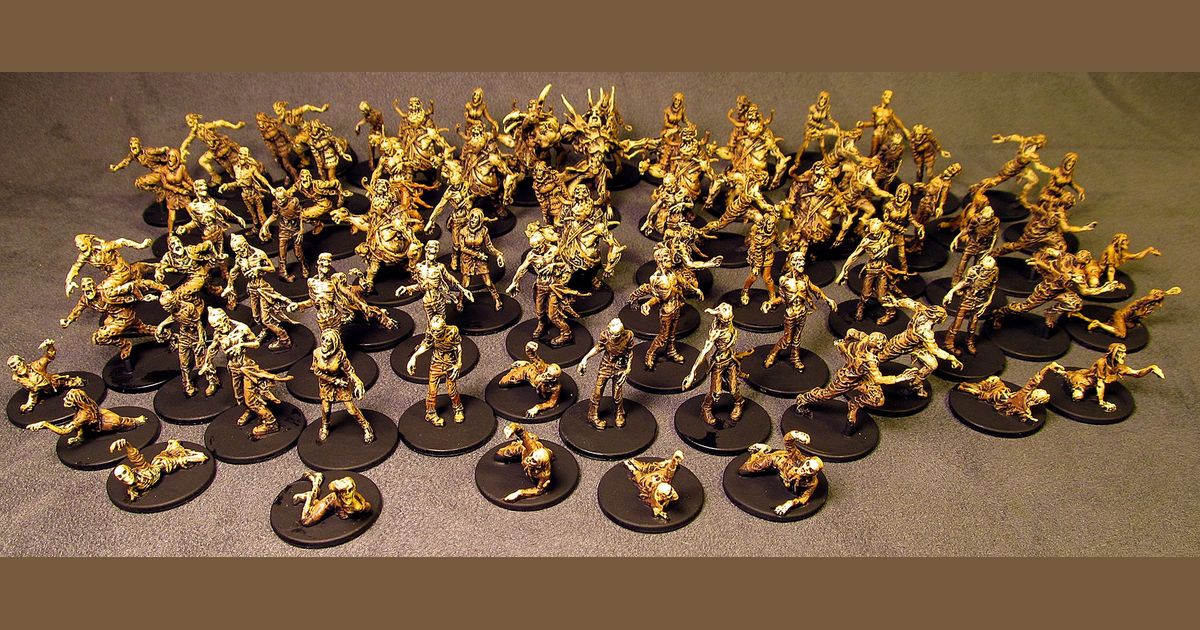 Zombicide Rue Morgue Skinner zombie miniatures
