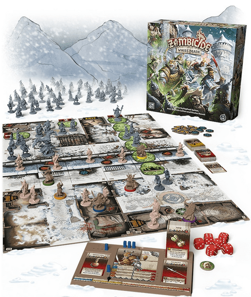 Zombicide White Death core box components
