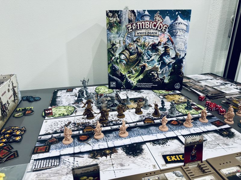 Zombicide White Death public demonstration setup