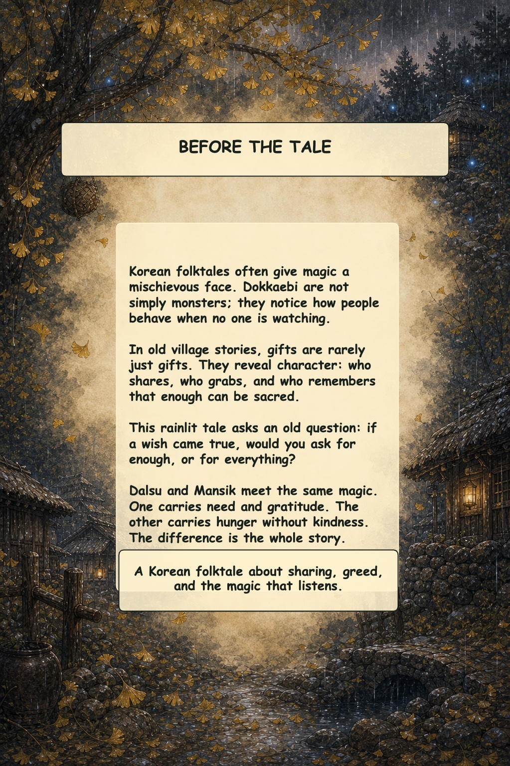 Page 1 of Dokkaebi Bangmangi: The Dokkaebi's Magic Club
