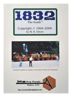 1832: The South box art