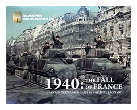 1940: The Fall Of France – A Panzer Grenadier Game box art