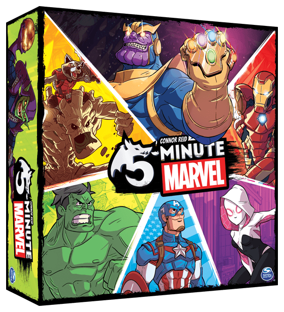 5-minute Marvel box art