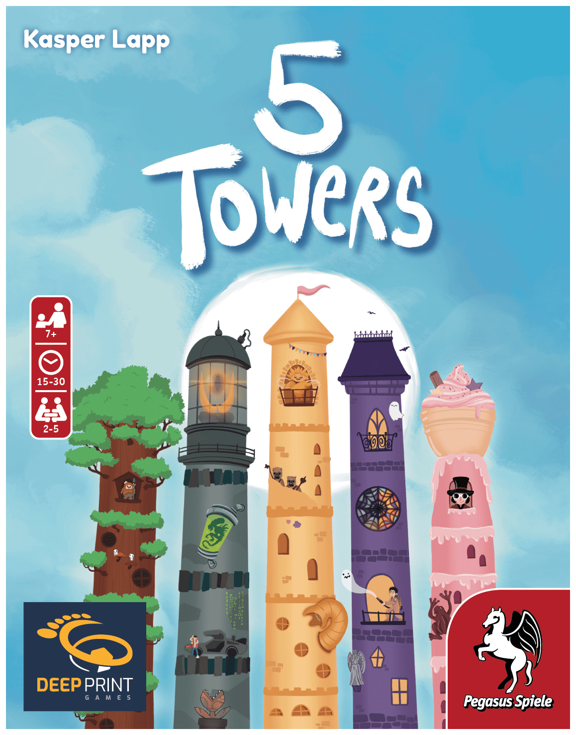5 Towers box art