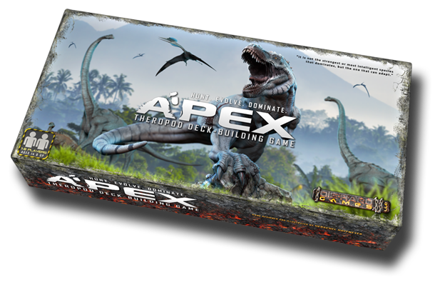 Apex Theropod Deck-building Game box art