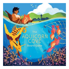 The Aquicorn Cove Board Game box art