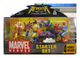 Attacktix Battle Figure Game Marvel Superheroes box art