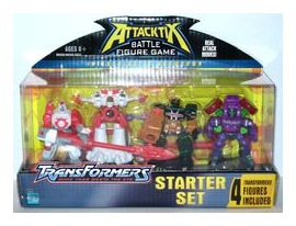 Attacktix Battle Figure Game: Transformers box art