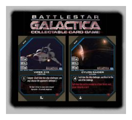 Battlestar Galactica Collectible Card Game box art