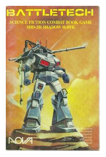 Battletech Science Fiction Combat Book Game: Shd-2h Shadow Hawk box art