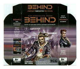 Behind box art