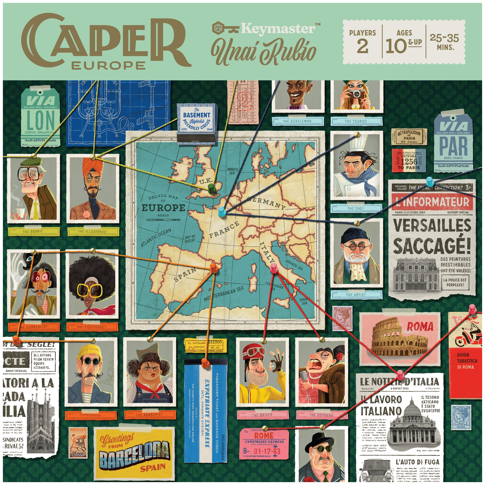 Caper: Europe box art