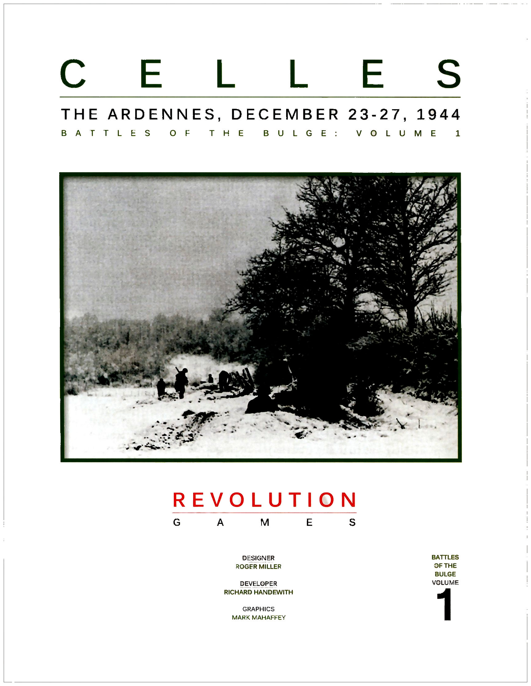 Celles: The Ardennes, December 23-27, 1944 box art