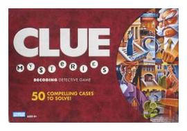 Clue Mysteries box art