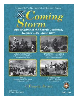 The Coming Storm: Quadrigame Of The Fourth Coalition October 1806 - June 1807 box art