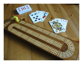 Cribbage box art