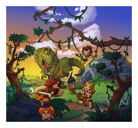 Danger! Danger! Dinosaur box art