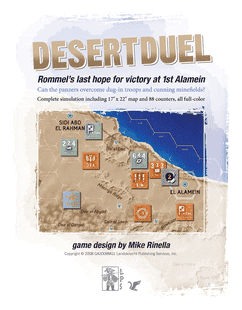 Desert Duel: First Alamein box art