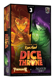 Dice Throne: Season One Rerolled – Pyromancer V. Shadow Thief box art