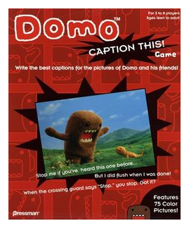 Domo Caption This! Game box art