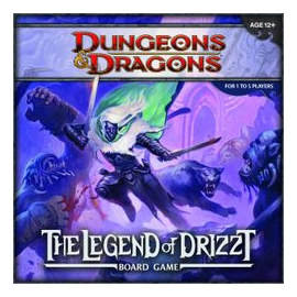 Dungeons & Dragons: The Legend Of Drizzt Board Game box art