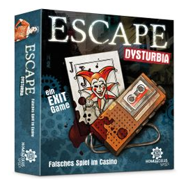 Escape Dysturbia: Falsches Spiel Im Casino box art