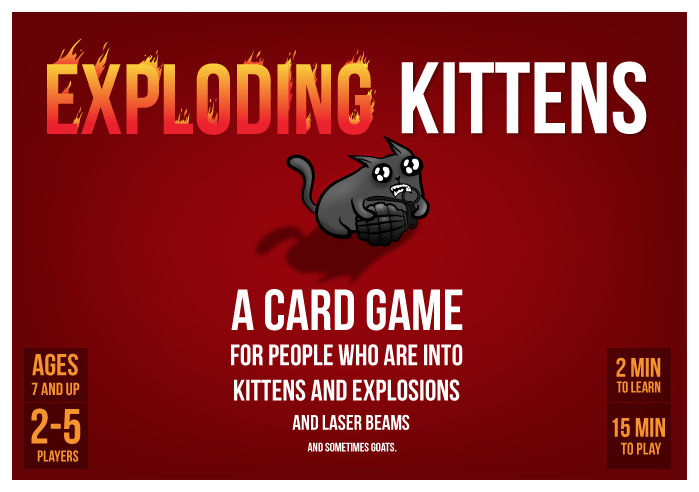 Exploding Kittens box art