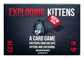 Exploding Kittens: Nsfw Deck box art